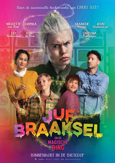 Movie poster for Juf Braaksel en De Magische Ring