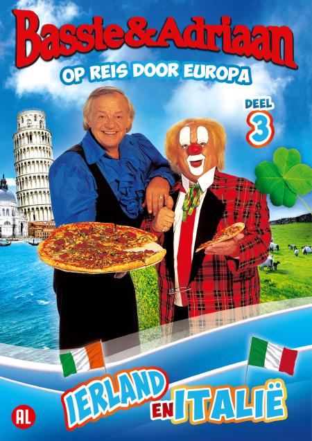 Bassie & Adriaan Op Reis door Europa DL 3 Ierland en Italie